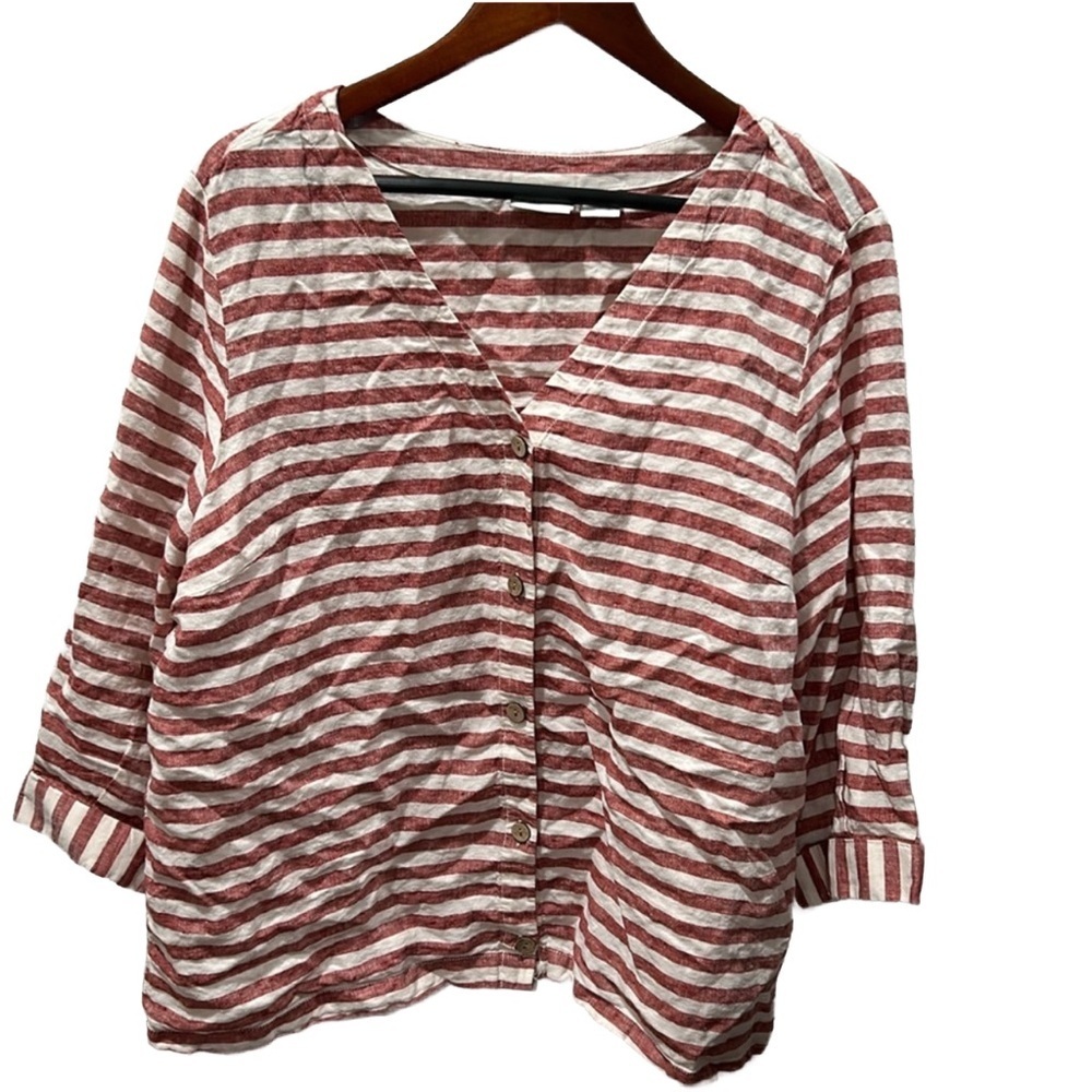 Rachel Zoe stripped top size XL GUC..